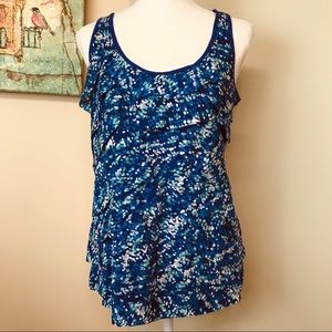 Apt 9 ruffled tank top